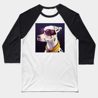 Dalmatian wearing aviator glasses Baseball T-Shirt